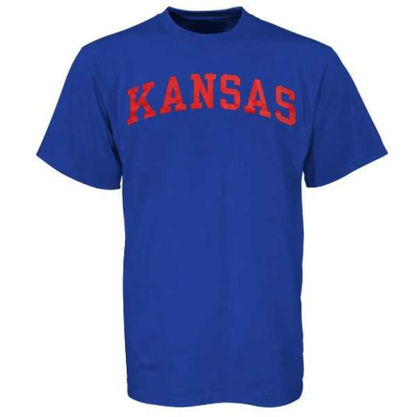 Kansas Jayhawks Arch WEM T-Shirt - Royal Blue,We sell and wholesale Kansas Jayhawks Arch WEM T-Shirt - Royal Blue on line form chian!